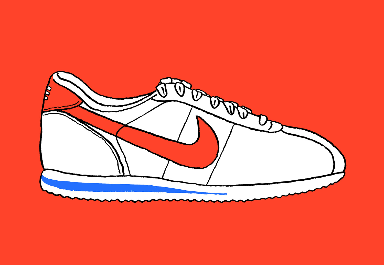 Nike shoes - Gwendal Le Bec - Illustration